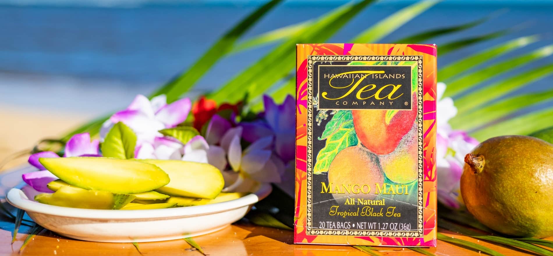photo of box of mango tea